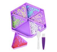 Genérico Rhinestone Art Trays, DIY Crafting Supplies, Bead Sorting Gear For Enthusiasts Beginners Artists Hobbyists Adults Craft Room Home Apartment Group Activities, Professional Maintenance Tool