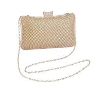 Genérico Rhinestone Clutch, Evening Bag, Sparkly Formal Purse | Elegant Clutch with Chain Strap & Handle for Wedding, Party, Prom, Banquet, Ceremony & Evening Events