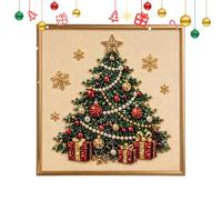 Genérico Rhinestone Painting Craft Kit for Christmas Spirit Enhancer