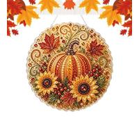 Genérico Rhinestone Painting Kit - 25cm Autumn Diamond Art Craft Ornament