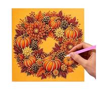 Genérico Rhinestone Painting Kit - 30x30cm DIY Harvest Diamond Art Craft