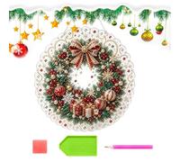 Genérico Rhinestone Painting Kits, Sparkling Wall Decor Christmas Ornament