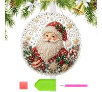 Genérico Rhinestone Painting Kits, Sparkling Wall Decor Christmas Ornament