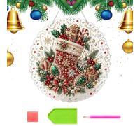 Genérico Rhinestone Painting Kits, Sparkling Wall Decor Christmas Ornament