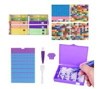 Genérico Rhinestone Painting Storage, Art Containers and Trays Stand, Organizer Boxes with Tools & Accessories, Ideal for Crafts, Beads, Jewelry, for Youth, Teens, Boys, Girls, Women, Men