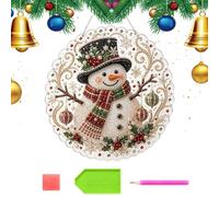 Generico Rhinestone Paintings | 25 cm DIY Christmas Hanging Board Craft Kit