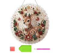 Generico Rhinestone Paintings | 25 cm DIY Christmas Hanging Board Craft Kit