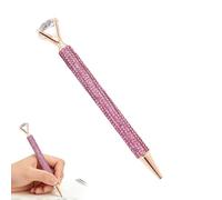Genérico Rhinestone Pen, Ballpoint Tool, Writing Pen With Crystal Design, Gem With Smooth Ink Flow, Office Supplies, Suitable For Friends Coworkers Teacher Nurse Work Desk Offices