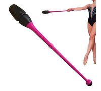 Genérico Rhythmic Gymnastics Clubs, Rhythmic Gymnastics Practice Stick, Rubber Professional No Lipstick for Beginners Students Gymnasts Girls Coaches Practice Competition Home School