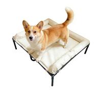 Genérico Rialzato per Cani - 900D Oxford 31,1x26,3x7,4 Pollici | Tappetino Portatile Impermeabile con Staccabile, Da Viaggio, Campeggio, per Cani Antiscivolo In Oxford per Esterni |