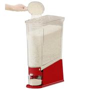 Genérico Rice Container - Airtight Large Capacity With Measuring Cup | Large Rice Storage Container Holder For Home Kitchen Countertop Pantry Flour Cereal Grain