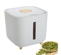 Genérico Rice Dispenser - Food Storage Bin, Airtight Container | 10kg Large Capacity Dry Holder, Sealed Multi Purpose Kitchen Box for Pantry Organization Sugar Pasta Grain Flour Pet