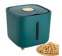 Genérico Rice Dispenser - Food Storage Bin, Airtight Container | 10kg Large Capacity Dry Holder, Sealed Multi Purpose Kitchen Box for Pantry Organization Sugar Pasta Grain Flour Pet