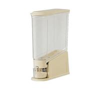 Genérico Rice Dispenser - Large Scale Pantry Organizer, Sturdy Flour Storage, Transparent Visual Quantity Tracking, Silicone Gasket Leakage Protection, Countertop Reservoir for Shelf Display