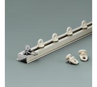 Genérico Riel De Cortina Aluminio Ultrafino para Techo O Pared - Juego De Rieles para Habitaciones, Divisores Y Techo - Deslizamiento Suave, Silencioso, Diseño Moderno(Champagne B,600cm(4 * 150cm))