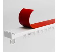Genérico Riel para Cortina de Techo Resistente, Autoadhesivo para Sala de Estar y Dormitorio, Barra divisoria de fácil manejo, Longitud Ajustable de 1,10 m (3,6 pies)
