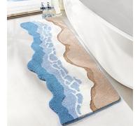 Genérico Rileygrove Breezy Weave Bath Rug, 3D Ocean Wave Tufted Carpet, Cute Non-Slip Bathroom Mat, for Bathroom Bedroom (#a,19.7×47.2 in/50 * 120cm)