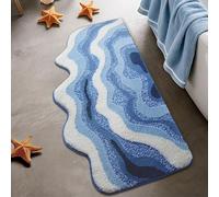 Genérico Rileygrove Breezy Weave Bath Rug, 3D Ocean Wave Tufted Carpet, Cute Non-Slip Bathroom Mat, for Bathroom Bedroom (#b,19.7×47.2 in/50 * 120cm)