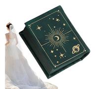 Generico Ring Box- Velvet,Vintage Decorative Book Box,Fashionable Storage Case Holder Organizer |Book Shape Organizer for Jewelry Women Men Travel Engagement Proposal