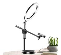 Genérico Ring Light Overhead - Monte de teléfonos Superiores, Soporte de trípode de Montaje de cámara - Camina de la cámara Monte de trípode para transmisión en, educación en