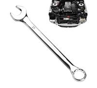 Genérico Ring Maulschlüssel - Ratschen Schlüssel 21mm 27mm | Chrom Vanadium Stahl, Beidseitig Offenes Ende, Rostfrei Poliert, Rutschfest Für Auto Reparatur Fahrrad Sanitär Werkzeug Sanitärs