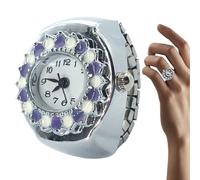 Genérico Ring Watch For Women - Finger Watches Set Adjustable Ring Watch | Vintage Innovative Clock Jewelry | Lightweight Finger with Precise Timekeeping For Friends and Colleagues
