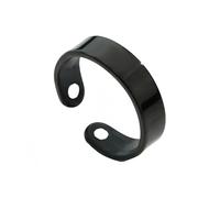 Genérico Rings for Women Women's MagnOpenCuff Ring Natural Menopause Solution Comfortable Adjustable Jewelry for Weddings Parties Special Occasions (Black)