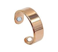 Genérico Rings for Women Women's MagnOpenCuff Ring Natural Menopause Solution Comfortable Adjustable Jewelry for Weddings Parties Special Occasions (Rose)