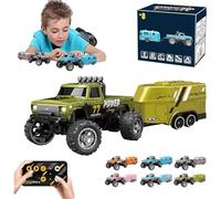 Genérico Riprush Mini Monster 1:64 Off-Road LED Alloy Racer,360° Flip Rip Rush Alloy Racer with LED Lights,3-Speed Modes,Built for Stunts,Made to Flex,Unleash Adventure (Yellow)