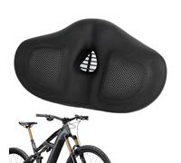 Genérico Road Bike Saddle, Wide Vehicle Cushion Saddle, Thicken Bicycle Seat, Outdoor Cycling Chair, Comfortable Padded Saddled for Long Distance Fitness Travel School Commute 12.6x7.48x4.72 Inches
