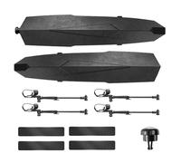 Genérico Road Cycle Guard, Adjustable Mudguard Set, Front Rear Tire Fenders, Mountain Bike Splash Protector, Widened Wheel Covers for Outdoor, Street, Rainy Days, Trails, Commuting, 8.66-10.63 Inches