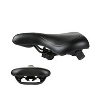 Generico Road Saddle, Cycling Seat Cushion, 10.24x8.27x2.76 Inches Shock-Absorbing Breathable Support, Ergonomic Padded Comfort, Black Medium Size, for Men Women Mountain Riding