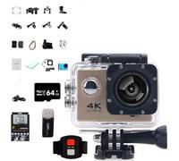 Genérico Roamix Vision 4k Action Camera, Roamix Vision+ 4K, 4K WiFi Diving Sports Camera, HD Waterproof Outdoor Underwater Camera (Gold)
