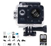 Genérico Roamix Vision 4k Action Camera, Roamix Vision 4k, Outdoor Waterproof Sports Cameras, Ultra Wide Angle WiFi Camcorder, Record Every Moment of Life (Black,64 Memory)