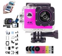 Genérico Roamix Vision 4k, Roamix Vision Camera, Roamixs Vision Pro 4k Camera, HD Waterproof Outdoor Underwater Cameras, Diving Sports Cameras with WiFi, 140° Wide-Angle Lens (Purple)