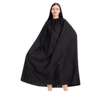 Generico Robe À Langer - Poncho À Langer | Robe Surf Poncho Changeant De Combinaison De 3,94 Pieds, Cape Noire Pour Déguisement Instantané, Vestiaire Portable Pour Modèles De Danseurs