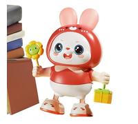 Genérico Robot Bunny - 48 Canciones Animal Eléctrico, Juguete Educativo para Jardín De Infancia, Animal 48 Canciones Juguete para Niños Niñas Niños Guardería Dormitorio Estantería Jardín De I