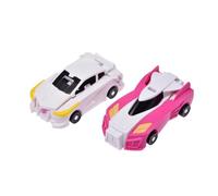 Genérico Robot de Coche, Vehículo Transformable de Un Botón, Restorable Kids Auto después de un accidente transformado en forma de animal, ejercicio práctico y capacidad de reflexión.