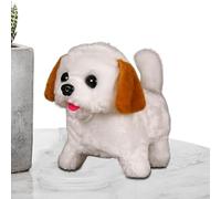 Genérico Robot Dogs Adults, Robotic Walking Barking Dog Plush Doll, Realistic Interactive Stuffed Animal with Wagging Tail, Virtual Companion Pet for Birthday Gift, Playful Interactive Toy
