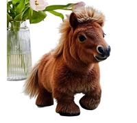 Genérico Robot Horse - Cute Plush Electric Interactive Smart Horse, Electronic Companion, Soft Robotic Pet Toy | Realistic Simulation For Boys, Girls, Birthday Gift, Home Play, Learning, Entertainmen