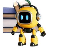 Genérico Robot Intelligent Alimenté - 3,74x2,17x5,12 Pouces Robot De Bureau Avec Intelligence Artificielle, Apprentissage Intelligent Et ÉDucatif | Pour Garçons Filles Adultes Fêtes D'anniversaire