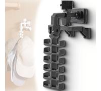 Genérico Robot Shape Rack Wall, Wall Hooks Racks, Adhesive Towel Holder, Decorative Multipurpose Hook for Door Closet Entryway, Purse Backpack Necklace Belt Schoolbag Clothes (black*1)