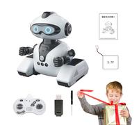 Genérico Robots Inteligentes para niños, Juguete Robot Remoto, Robots de Control Remoto con Ojos LED para niñas, Robot Interactivo programable con detección de Gestos y Canciones de Baile