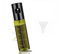 Genérico Rociador de aceite opaco con escala accesorio cocina portátil grado alimenticio para cocinar hornear ensaladas asar a la parrilla BBQ freidora aire compatible oliva vinagre y