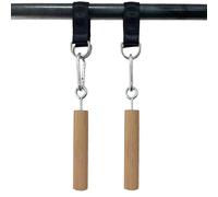 Genérico Rock Climbing Pull Up Grips-Portable Strength Training Handles with Heavy-Duty Straps & Carabiners, Multipurpose Finger & Bicep Exerciser For Calisthenics, & Home Gym