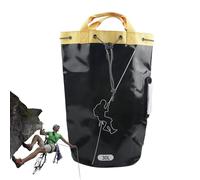 Genérico Rock Climbing Rope Bag, Weather Resistant Storage Backpack 16.54x22.44 Inches, Heavy Duty High Tensile Non-Slip Rope Carrier, for Camping, Hiking, Arborist Work, Outdoor Equipment