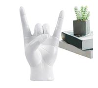 Genérico Rock Gesture Ornament - 12x8.5x19.5cm Resin You Rock Hand Sculpture | 350g Modern Art Sculpture For Home Decoration, For Families & Friends, Statues For Home Decor