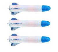 Genérico Rocket Launcher For Kids - LED Flashing Sky Rocket Toy, High Launch Up To 100 Feet, Safe Outdoor Play Equipment, Durable Fun Activity Set | For Boys Girls Age 3 Plus Educational Learning