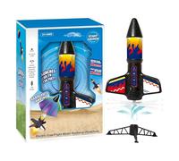Genérico Rocket Toy For Kids - Exciting LED Light-Up | Launching Rocket with Parachute Stand ABS | For Parent-Child Interaction Students Outdoor Science Learning Sports Game Group Activity