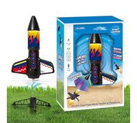 Genérico Rocket Toy for Kids, Outdoor Launching Rocket with Parachute for Science Learning and Sports Games, Educational Group Activity Toy for Parent-Child Interaction, Backyard Fun, Field Day Use